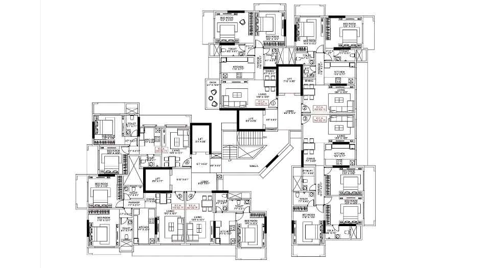 Goyal Meridian project by Goyal Realty master plan in Borivali West